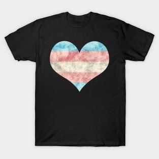 Trans Pride Heart - Watercolor T-Shirt